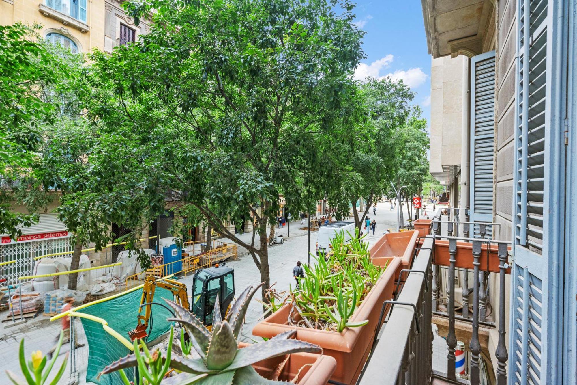 Quiet, Vibrant 2 Bedroom In Pedestrian Eixample Apartment Barcelona